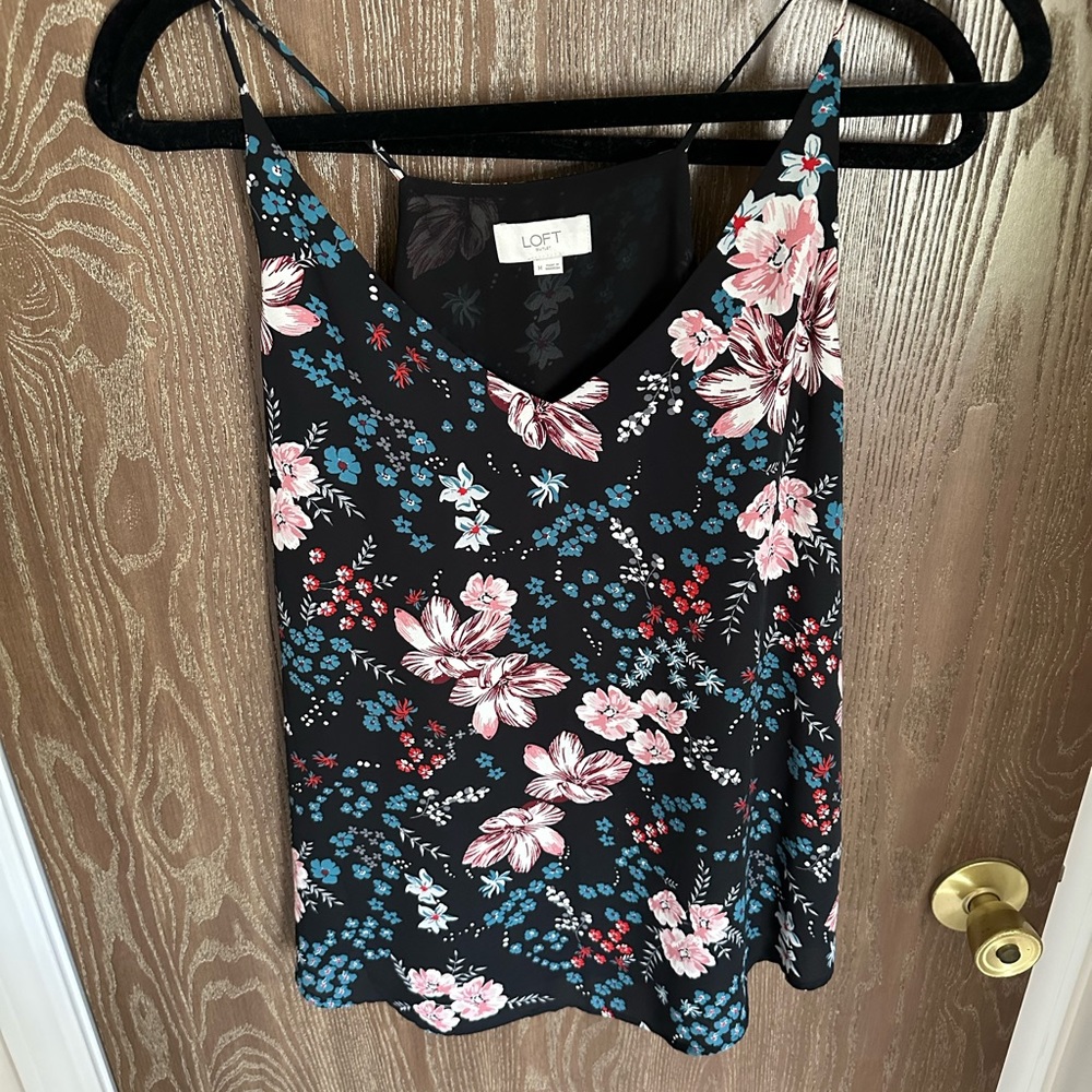 Loft Floral Tank Top